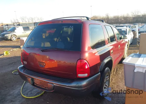 2002 Dodge Durango Sport z USA, uszkodzony, nr VIN 1B4HR38N52F136132